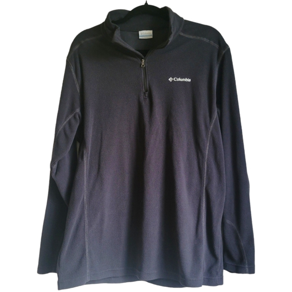 Columbia Black Sweatshirt Fleece Womens size Large